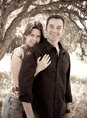 San Luis Obispo Outdoor Couple Portrait - Studio 101 West Photography