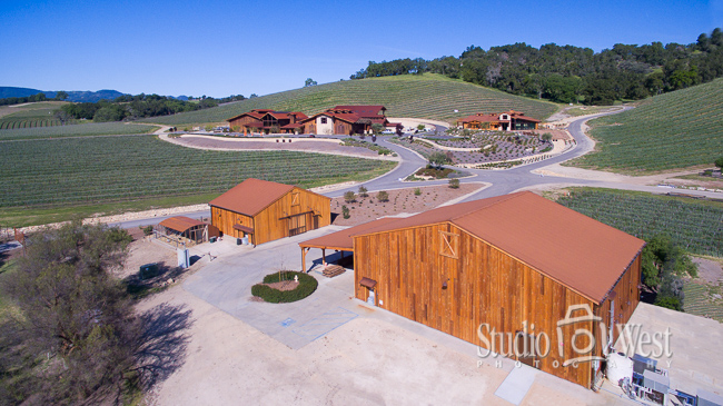 Halter Ranch Winery Drone Photography - Studio 101 West Photography