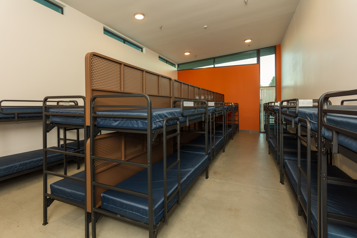 San Luis Obispo Homeless Shelter Sleeping Dorm - Building Photography - Studio 101 West Photography