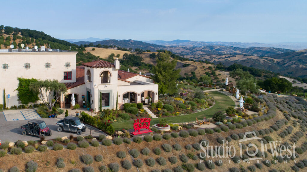 DAOU Winery - Daou Family Estate - Drone Photographer - Architectural Photography - Studio 101 West Photography