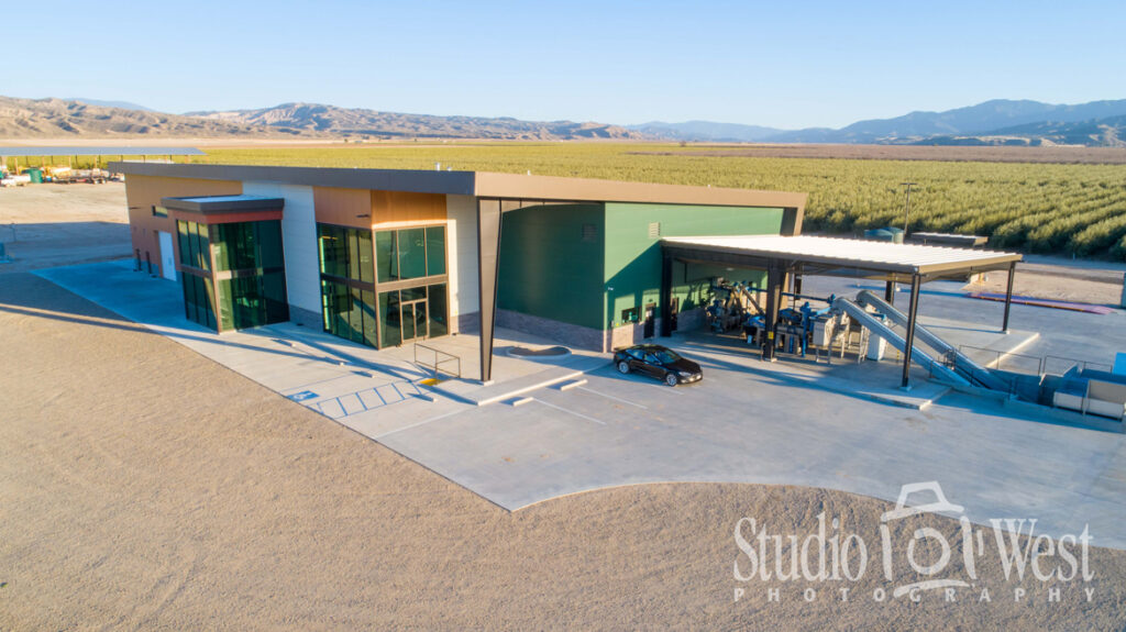 Olive Ranch Aerial Drone Building Photography - Architectural Photography - Studio 101 West Photography