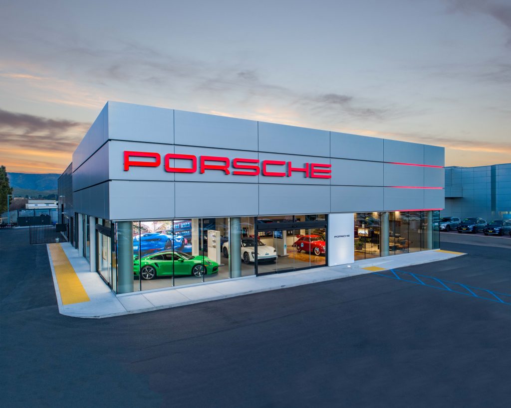 Porsche of San Luis Obispo - Auto Dealership Photo Shoot - Drone Photographer - Architectural Photography - Studio 101 West Photography
