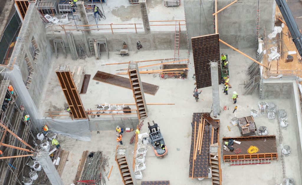 Construction Drone Video - Professional Drone Photography - Timelapse Building Construction drone Photography - Studio 101 West Photography