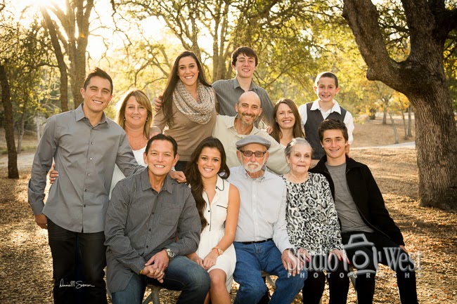 Family Reunion Portraits - Winter Portrait in CA - Portrait Photographer - Studio 101 West Photography