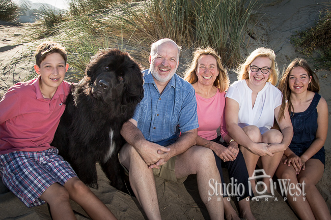 Beach Family Portrait - Family Portrait Photographer - Morro Bay Photographer - Studio 101 West Photography