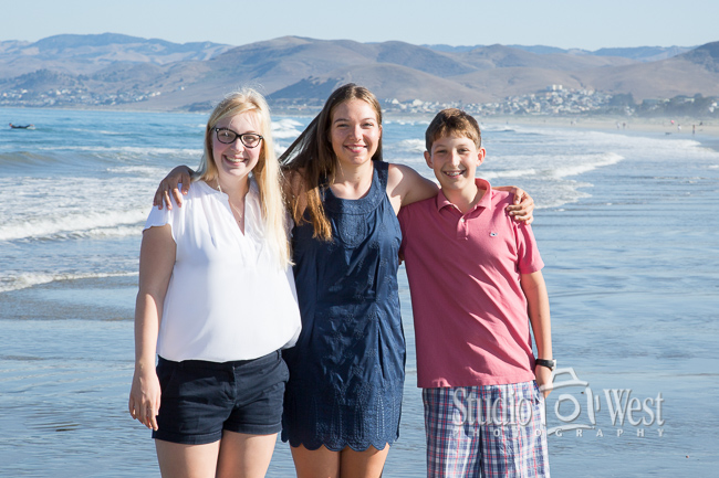 Central Coast Family Portraits - Beach Portraits - Studio 101 West Photography