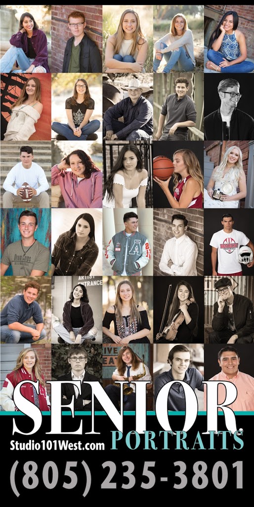 Atascadero high school senior portraits - Studio 101 West Photography