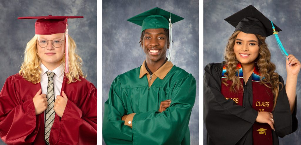 Class of 2022 Cap and Gown Photos - Senior Graduation Pictures - Studio 101 West Photography