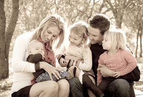 San Luis Obispo Family Portrait - Outdoor Family Portrait - Studio 101 West Photography