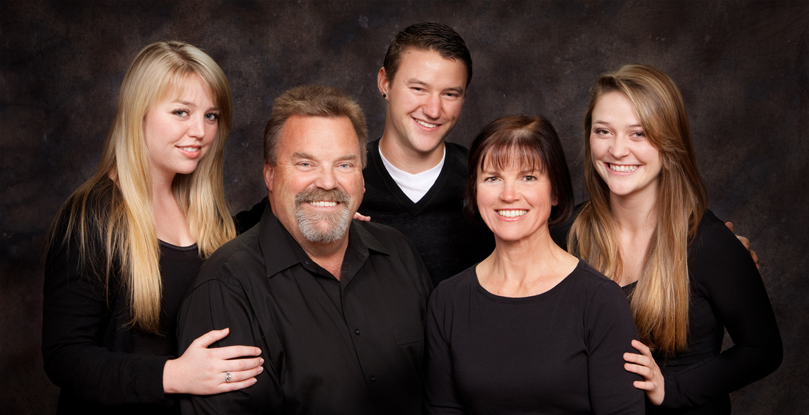 Atascadero Studio Family Portrait - Studio 101 West Photography