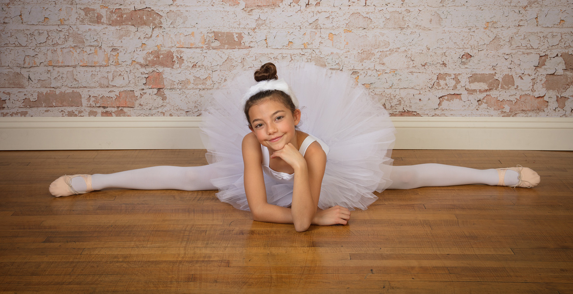 Central Coast Family Portrait Studio - Ballerina Studio Pictures - Studio 101 West Photography