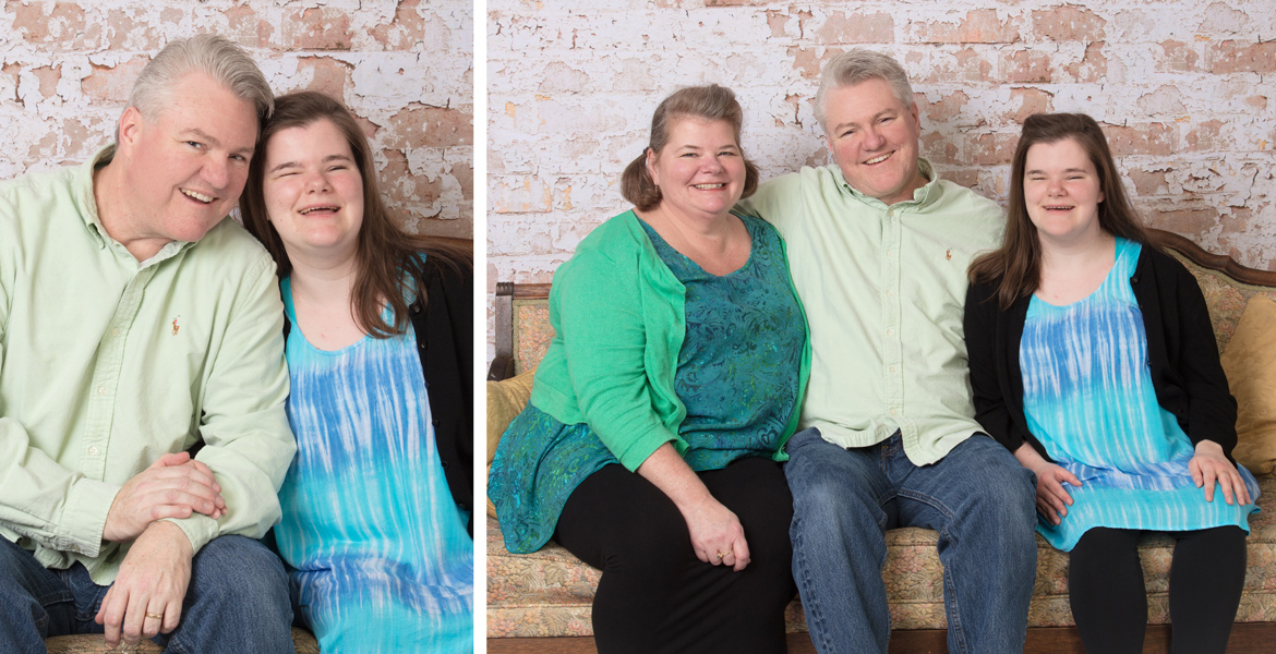 Atascadero Portrait Photography Studio - Family on Couch Portrait - Studio 101 West Photography