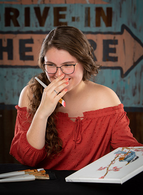 Templeton Senior Portrait - Indoor Studio Session - Senior Portrait Photographer Near Me - Senior Photos Near Me - Best Senior Photography - Studio 101 West Photography