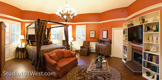 Apple Farm Inn room architecture photography, san luis obispo