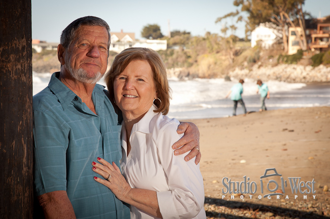 anaversery portrait on Cayucos beach anaversery portrait on Cayucos beach