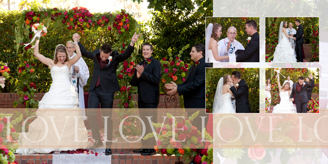 marriage ceremony North Ranch Country Club wedding - wedding album - San Luis Obispo wedding photographer - Studio 101 West, Atascadero CA