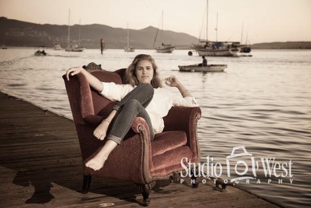 sailor senior pictures - beach portraits - senior portrait - atascadero - studio 101 west photography