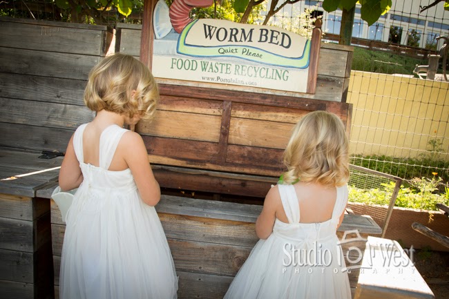 Carrage house Portola Inn Worm Bed and flower girls