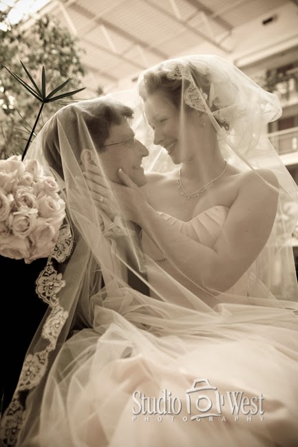 Embassy Suites Hotel - Bride and Groom Under Veil - studio101west photography Embassy Suites Hotel San Luis Obispo Wedding Photographer - Central Coast Resort Wedding Photographer - Studio 101 West Photography