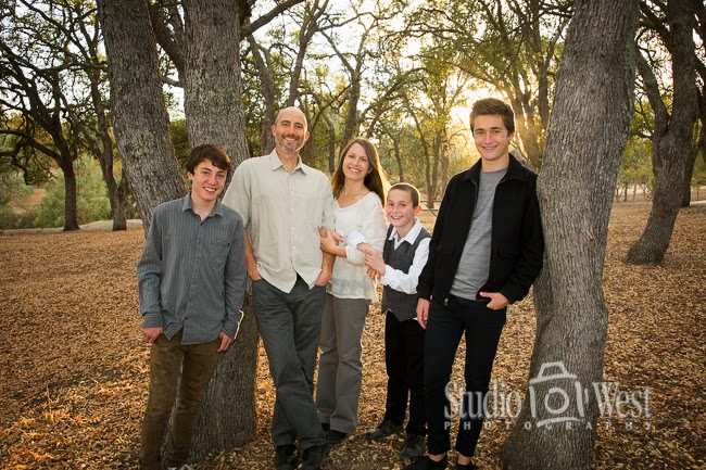 Oak Woods Family Portraits Atascadero Family Portrait - Reunion Family Portrait - Studio 101 West Photography