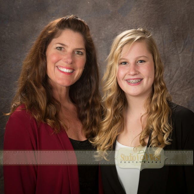Atascadero Mother Daughter Studio Portrait Photographer Templeton Portrait Photographers - Studio 101 West Photography