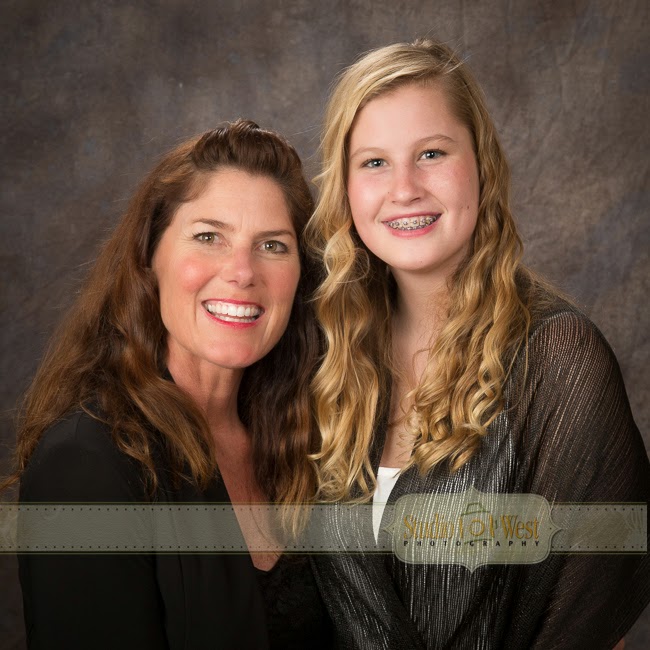 Atascadero Mother Daughter Studio Portrait Photographer Templeton Portrait Photographers - Studio 101 West Photography