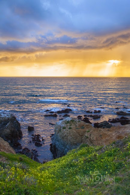 Haromony Headlands State Park Central Coast Stock Photography