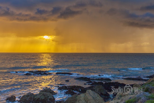 Haromony Headlands State Park Central Coast Stock Photography