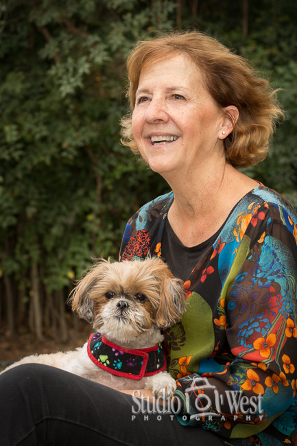 Women and dog business portrait - Studio 101 West Photography Female business portraits - Outdoor business portrait - Lifestyle business portrait - Studio 101 West Photography