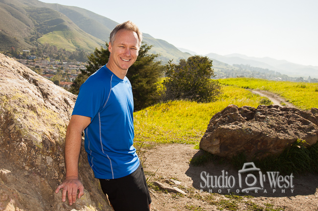 Business man runner casual portrait - Studio 101 West Photography San Luis Obispo Business photographer - website update photography - Studio 101 West Photography