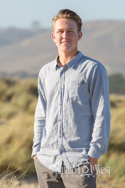 Templeton High School Beach Senior Portrait - Senior Portrait Photographer - Studio 101 West Photography