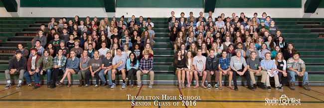 Templeton High School 2016 Senior Class Templeton High School Senior Portraits - Senior Portrait Photographer - Studio 101 West Photography