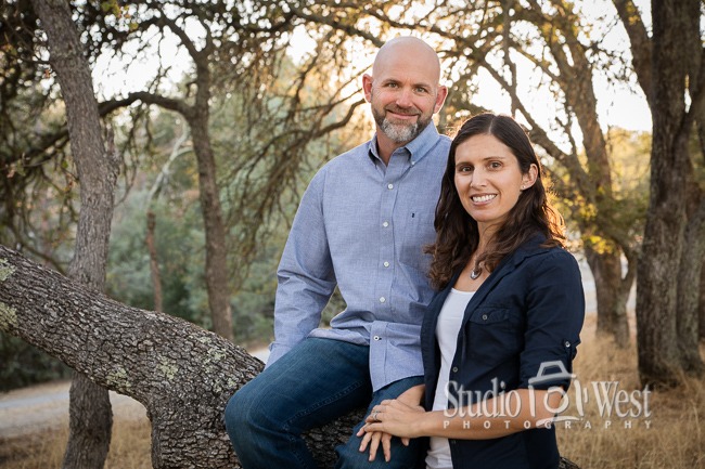 Husband and Wife Family Portraits family portrait photographer - outdoor family portraits - Atascadero portrait photography - Studio 101 West Photography
