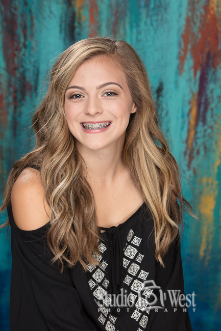 Senior Portrait Studio Shoot Paso Robles Senior Portrait Photographer - Indoor Studio Session - Studio 101 West Photography