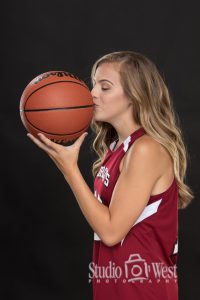 Paso Robles Basketball Senior Pictures Paso Robles Senior Portrait Basketball Photographer - Indoor Studio Session - Studio 101 West Photography