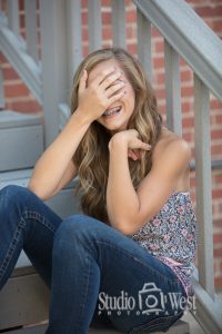Senior Portrait Class of 2018 - Out take Atascadero Senior Portrait Photographer - Indoor Studio Session - Studio 101 West Photography