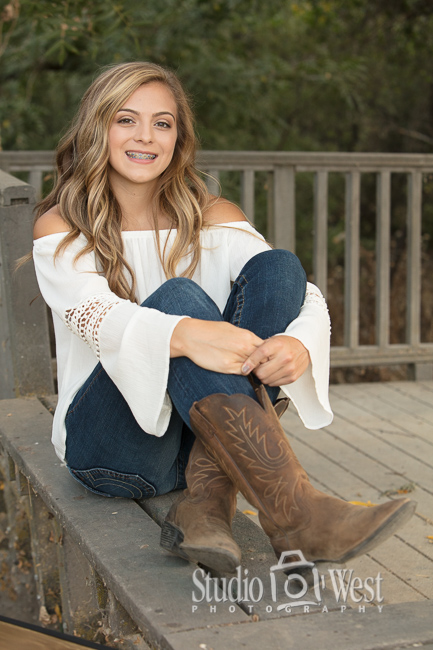 Paso Robles Senior Portrait Photographer - Outdoor Portrait Session - Studio 101 West Photography