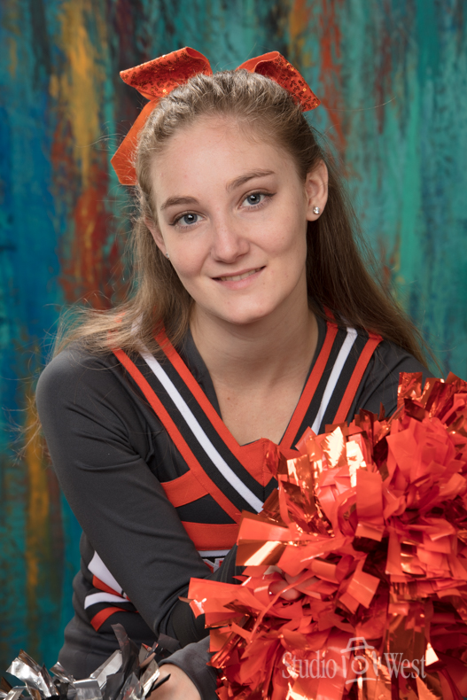 Atascadero High Cheer Leader Atascadero Senior Portrait