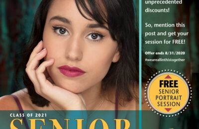 Covid-Special - Senior Portrait Photographer - Class of 2021 - FREE Session - Studio 101 West Photography