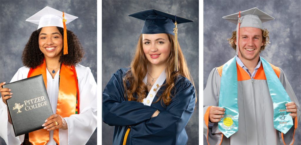High School Cap & Gown Portrait - College Cap & Gown Portrait - Studio 101 West Photography College Graduation Photos - Graduation Cap & Gown Portraits - Studio Graduation Portraits - $10 ONLY - Studio 101 West Photography